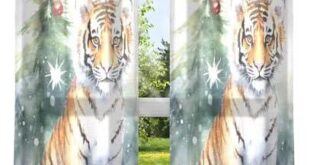 Transforming Our Space: A Review of ALAZA Tiger Curtains