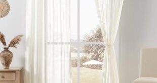 Enhancing Our Spaces with DWCN Natural Linen Sheer Curtains