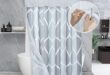 Transforming Our Bathroom: The No Hook Grey Shower Curtain Review