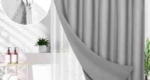 Transform Your Bathroom with Stylish Hookless Curtains!