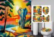 Vibrant Nature-Inspired Shower Curtains for Your Bathroom