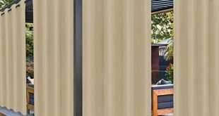 Transform Our Outdoor Oasis with PureFit Waterproof Curtains!