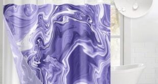 Elevating Our Bathroom: A Review of the Grape Purple Shower Curtain