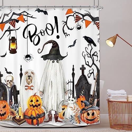 Spooky Halloween Decor: Curtains, Tablecloths, and More!