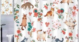 Transforming Our Bathrooms: The Adorable Cat Shower Curtain Experience