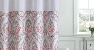 Elegant Hookless Shower Curtains with Snap-in Liners