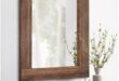 Reflecting Rustic Charm: Our Review of a Vintage Wood Mirror