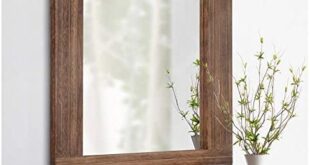 Reflecting Rustic Charm: Our Review of a Vintage Wood Mirror