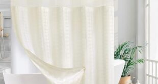 Elegant Hookless Shower Curtains for Stylish Bathrooms