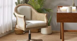 Exploring the Comfort and Style of Tina’s Rattan Desk Chair