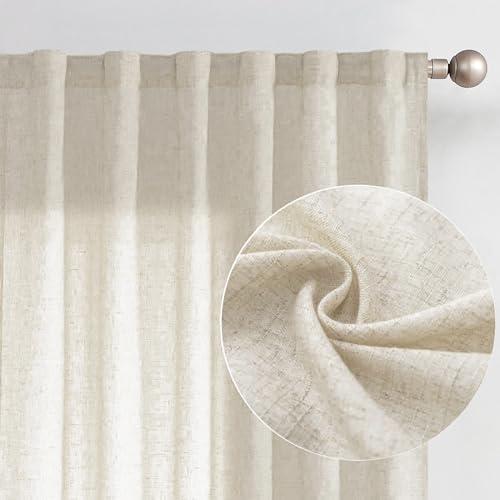 Elegant Linen Curtains:‌ Light Filtering, Easy Care & Chic ⁣Design