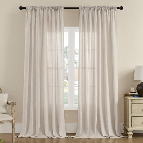 Elegant Linen Curtains: Light Filtering, Easy Care & Chic Design