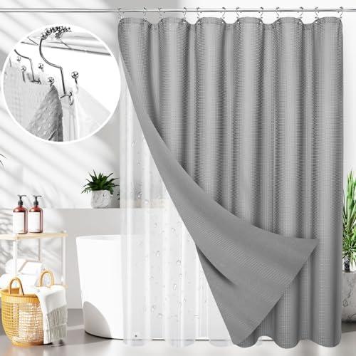 Transform Your Bathroom with Stylish Hookless Curtains!