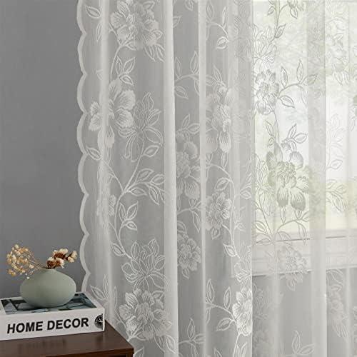 Elegant Lace Curtains: Enhance Privacy & Light Control