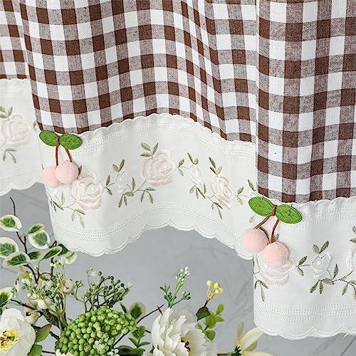 Chic Gingham Curtains for Farmhouse Aesthetic & Comfort