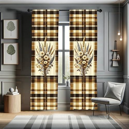 Chic Gingham Curtains for Farmhouse Aesthetic⁤ &‌ Comfort