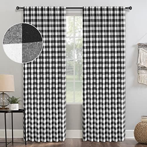 Chic Gingham Curtains for Farmhouse Aesthetic & Comfort