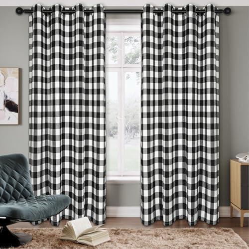 Chic Gingham Curtains for Farmhouse Aesthetic & ​Comfort