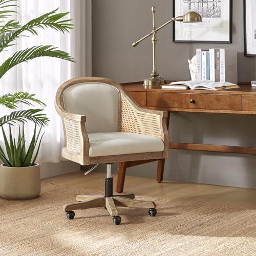 Exploring the Comfort and Style of Tina's Rattan Desk Chair