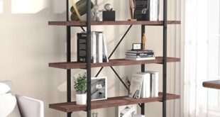 Versatile 5-Tier Bookcases for Every Space and Style