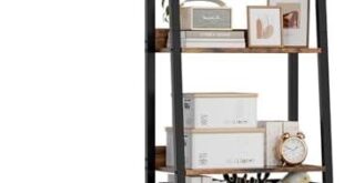 Enhancing Our Space: A Review of the 4-Tier Ladder Shelf