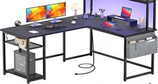 Elevating Our Workspace: Aheaplus L-Shaped Desk Review