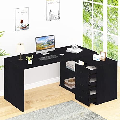 Transforming Our Workspace: The HSH Black L Shaped Desk Review