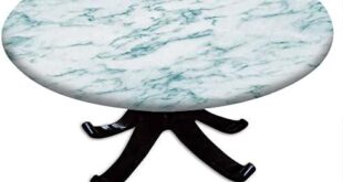 Transform Our Dining Experience with a Marble Tablecloth