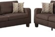 Living in Comfort: Our Take on the Poundex Chocolate Sectional