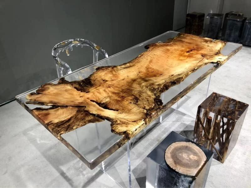 Exploring Our Customizable Clear Epoxy Resin Dining Table