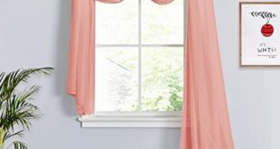 Transforming Spaces: Our Review of RYB HOME Peach Sheer Curtains