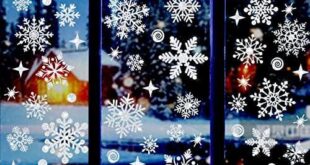 Transform Our Windows: Review of Tuzuaol Snowflake Clings!