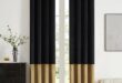 Transform Our Space: Review of BULBUL Black Gold Velvet Curtains