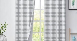 Transforming Our Space: A Review of Stylish Plaid Blackout Curtains