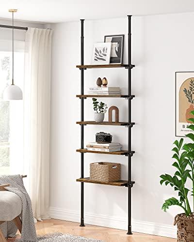 Exploring the ALLZONE 5-Tier Adjustable Bookshelf: Our Review