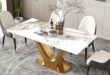 Elevate Our Dining Experience with the Stunning Marble Table