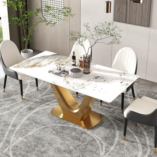 Elevate Our Dining Experience with the Stunning Marble Table