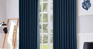 Transforming Our Space: Review of ChadMade Navy Blackout Curtain