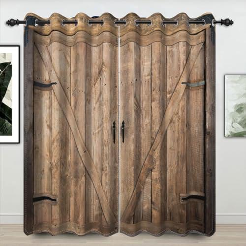 Transforming Our Space: A Review of Rustic Barn Door Curtains