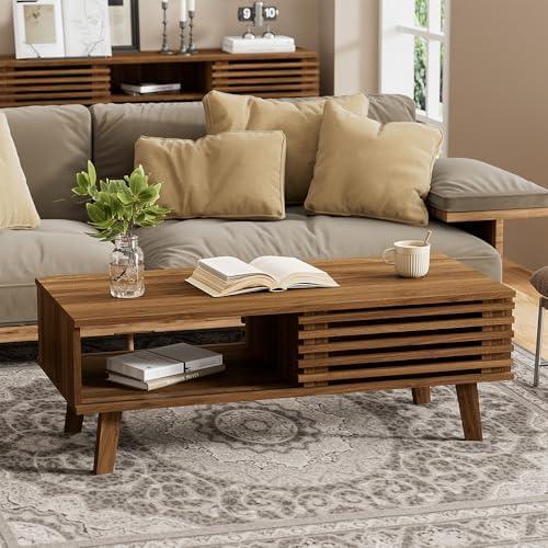 Exploring Elegance: Our Take on the Walnut Mid-Century Coffee Table