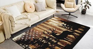 Elevate Our Space: A Review of the JEJELOIU Deer Area Rug