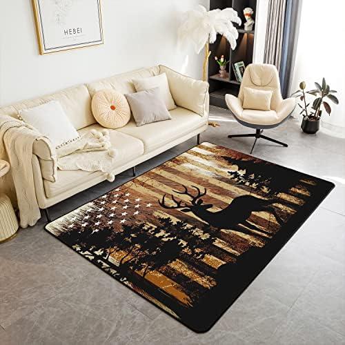 Elevate Our Space: A Review of the JEJELOIU Deer Area Rug