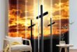 Discover the Serenity of Faith with Our Cross Blackout Curtains