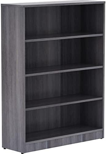 Elevate Our Space: A Review of the Lorell Weathered Charcoal Bookcase