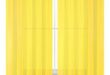 Transforming Our Space: Review of WPM Sheer Yellow Curtains