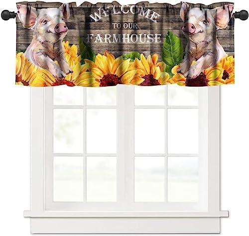 Charming Farmhouse Vibes: Our Review of the Funny Pig Valance