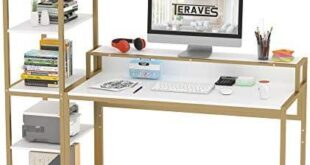 Stylish Desks with USB Ports & LED Lights for Gaming!