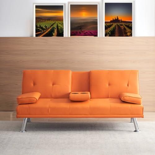 Transform Your Space: A Review of the NicBex Orange Sofa