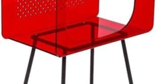 Elevate Our Space: A Review of the Red Nordic Acrylic Table