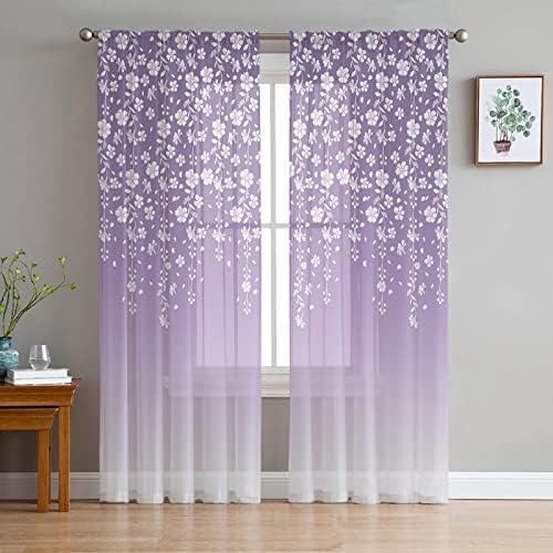 Transforming Our Space: Review of Romantic Floral Sheer Curtains